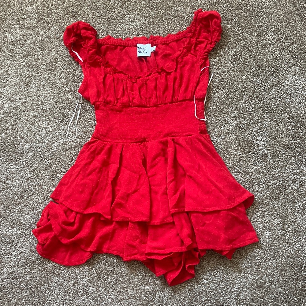 Very cute princess polly romper.